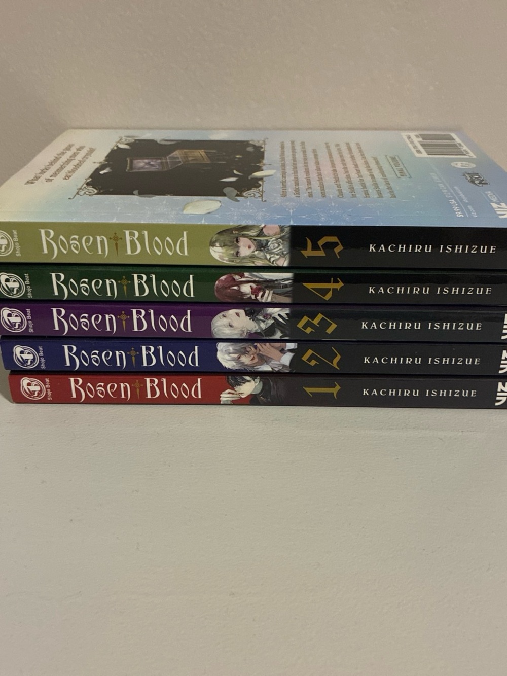 Rosen Blood manga volumes 1-5